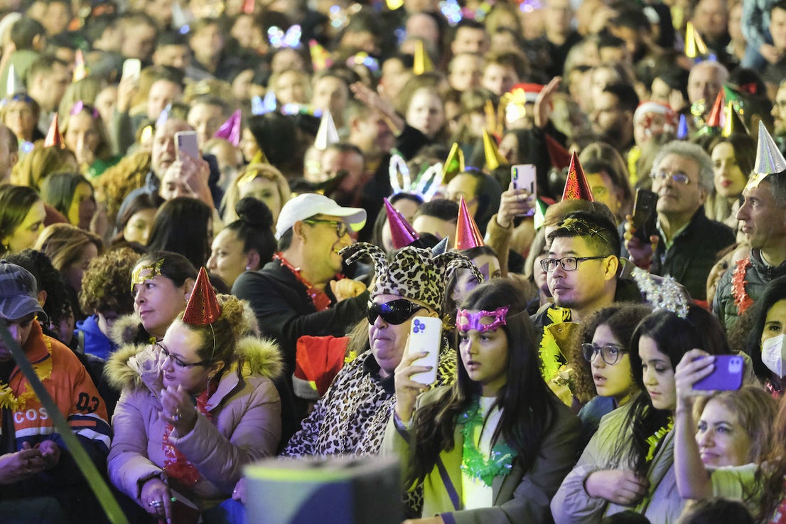 New Year's Eve celebrations in Malaga city attracted visitors from Spain and abroad.