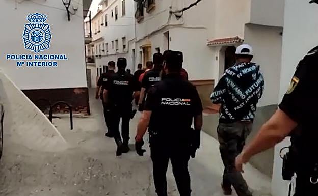 The police were alerted by the government office in Malaga. 