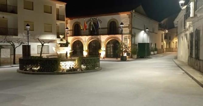 Alfarnate has woken up to snow