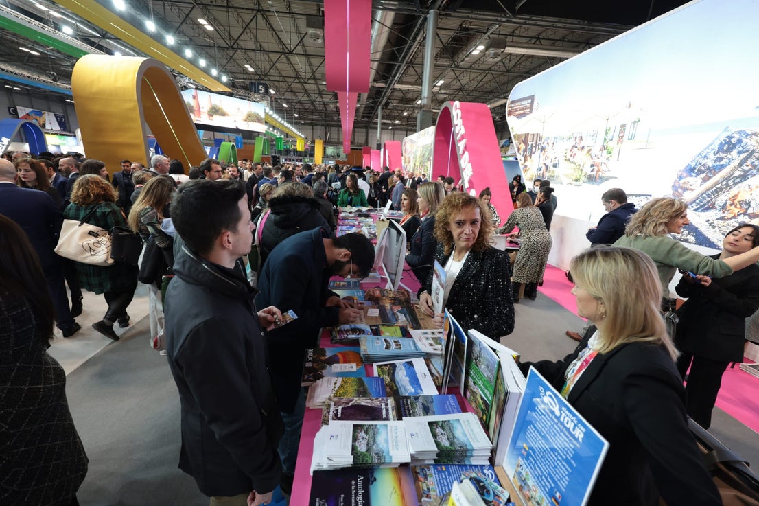 The first day of Fitur 2023 in Madrid.