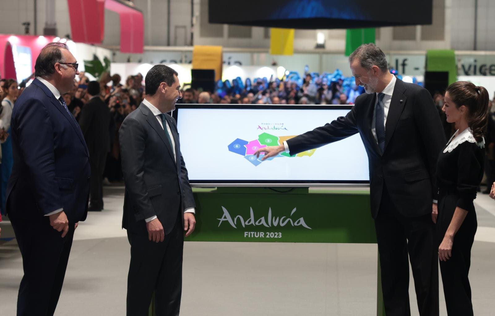 Andalucía's presence during the first day of Fitur