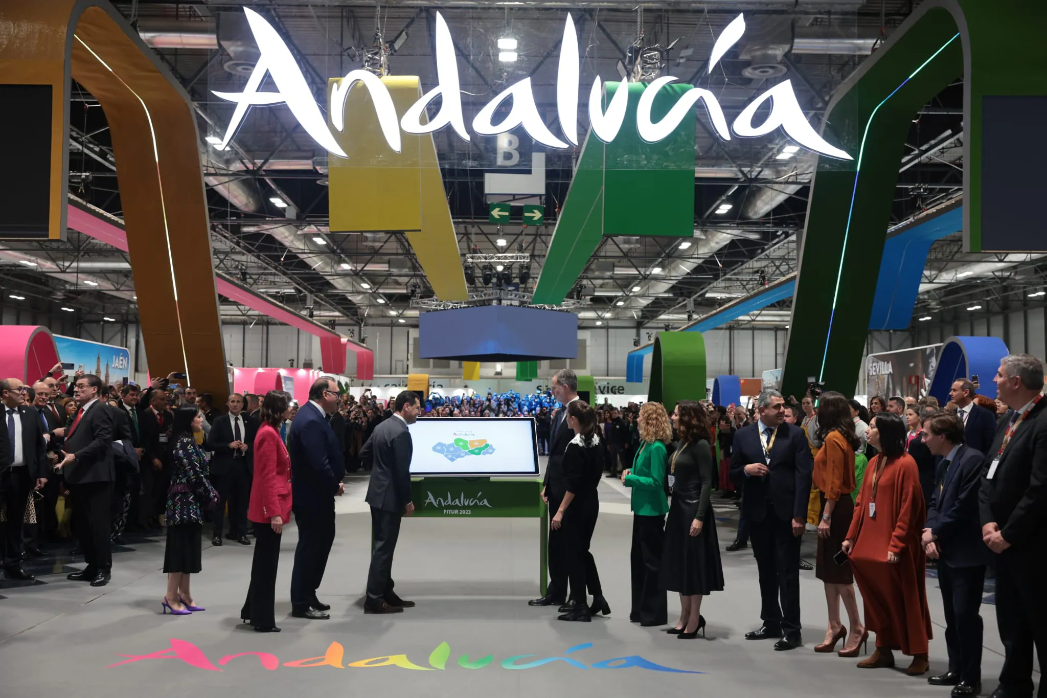 Andalucía's presence during the first day of Fitur