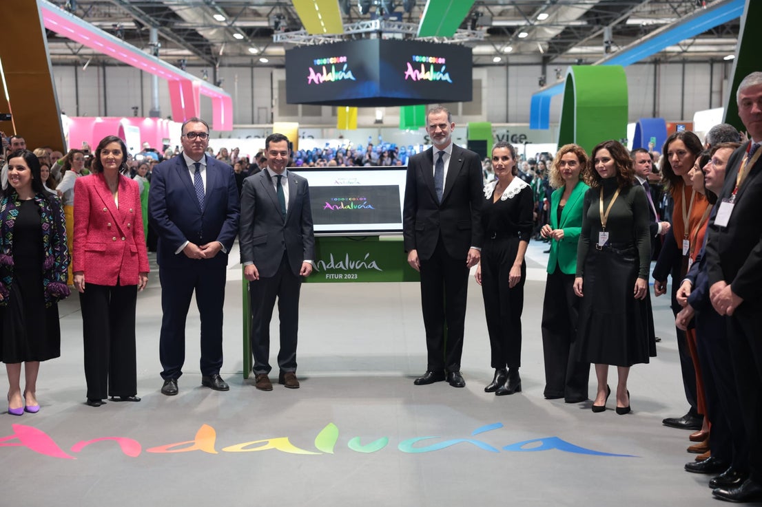 Andalucía's presence during the first day of Fitur