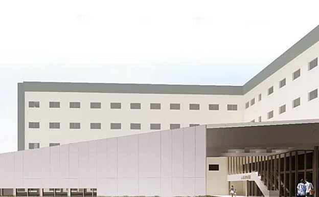 Imagen principal - Images of what the new areas of the Axarquía hospital will look like 
