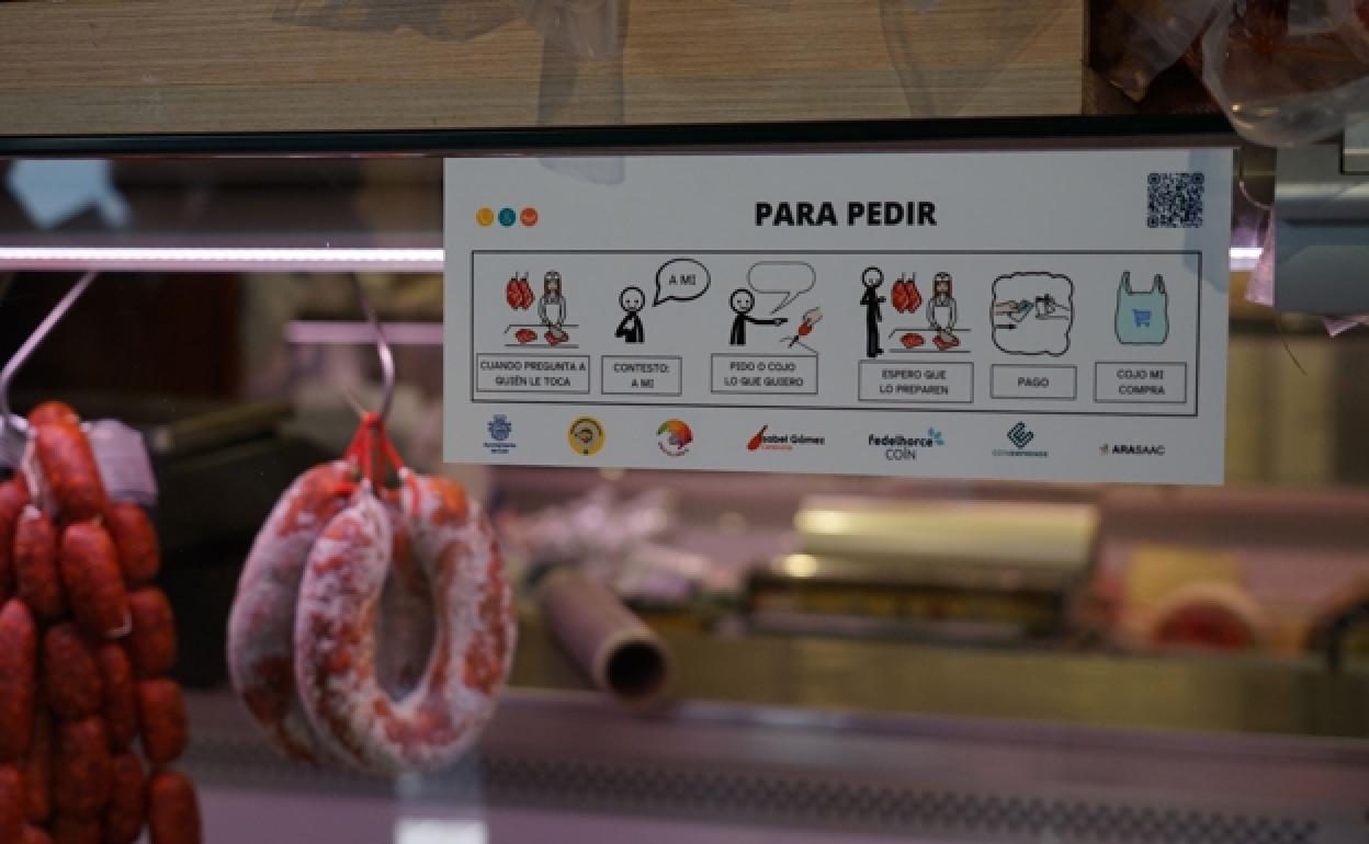 Pictograms will explain how to proceed with a purchase. 