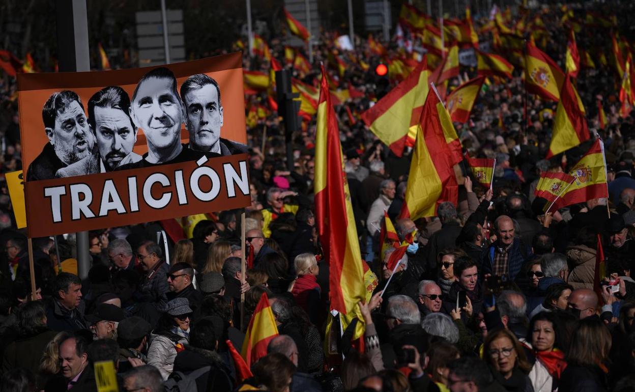 The protests in Madrid last Saturday. 