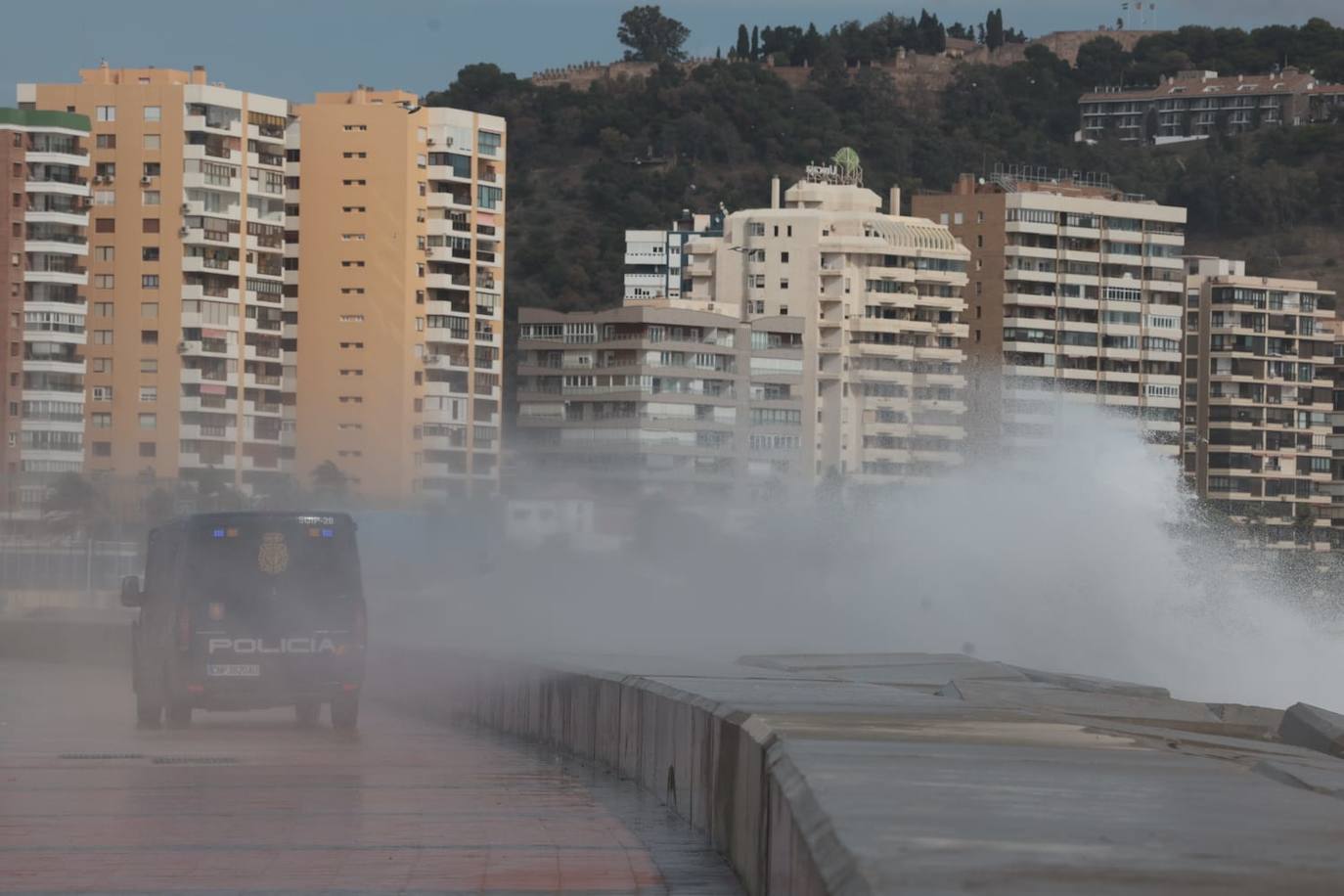 Malaga city recorded the largest volume of incidents in the province