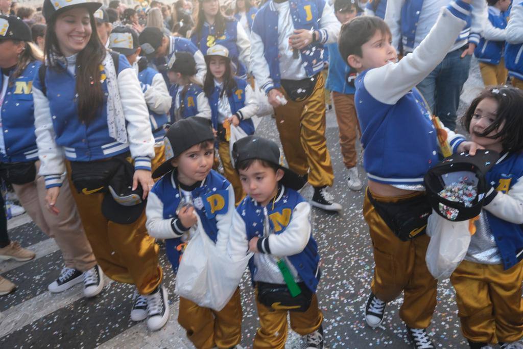 The city's streets were filled with colour for the carnival parade.