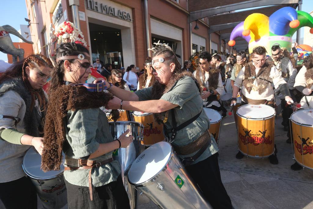 The city's streets were filled with colour for the carnival parade.