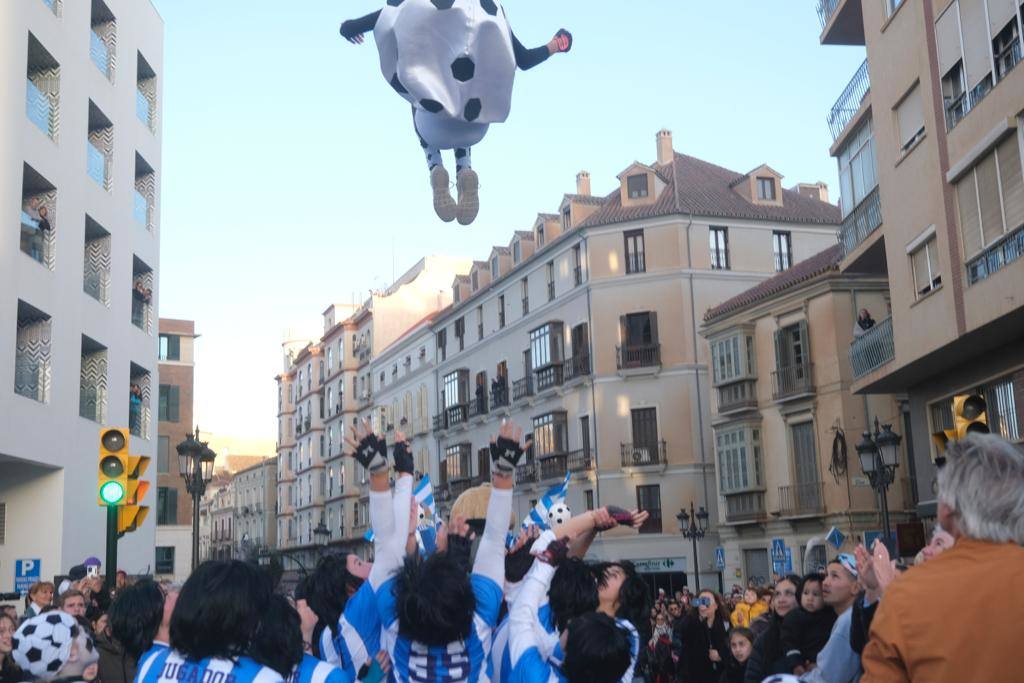 The city's streets were filled with colour for the carnival parade.