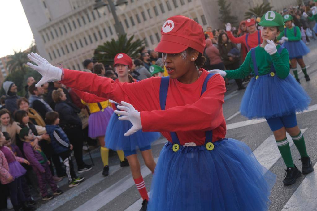 The city's streets were filled with colour for the carnival parade.