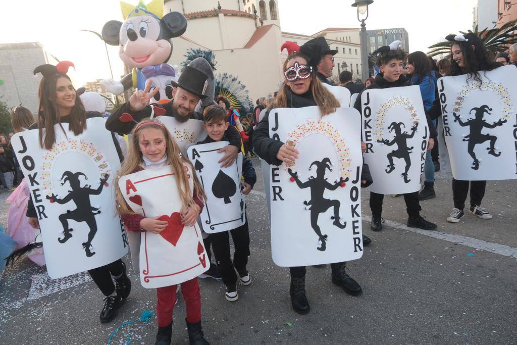 The city's streets were filled with colour for the carnival parade.