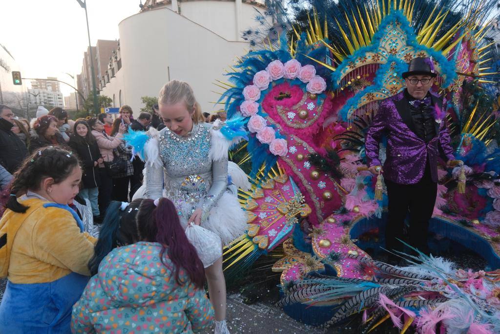 The city's streets were filled with colour for the carnival parade.