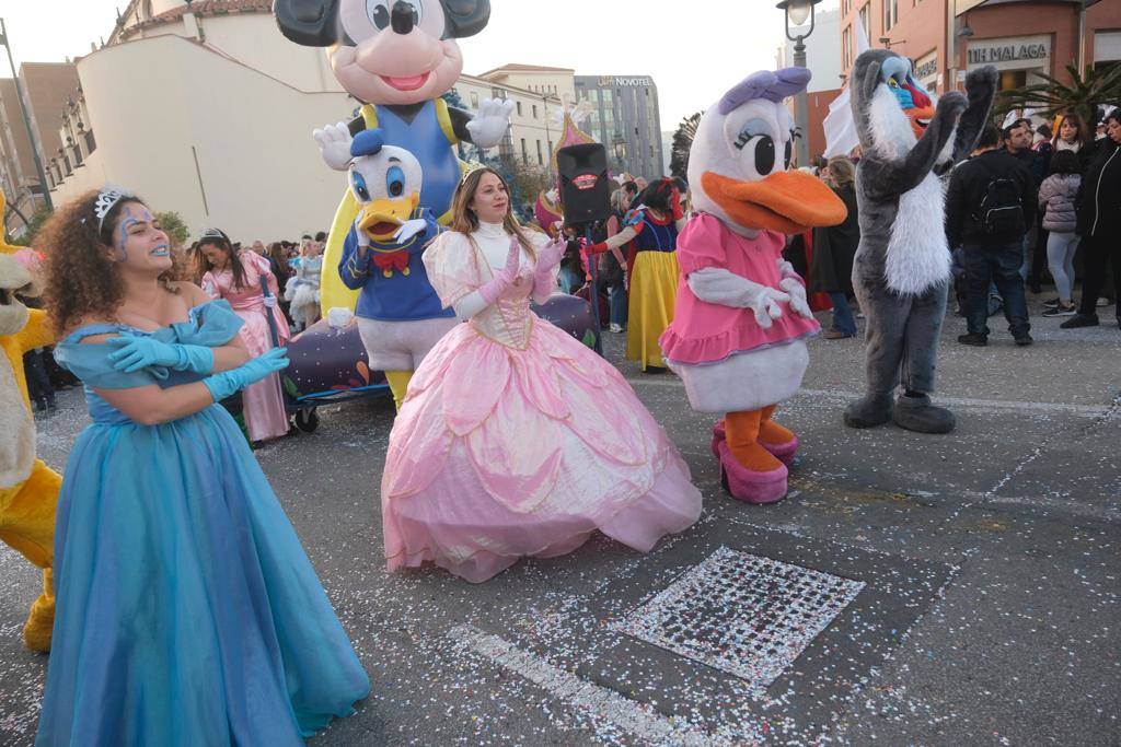 The city's streets were filled with colour for the carnival parade.