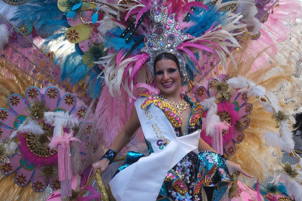 The city's streets were filled with colour for the carnival parade.