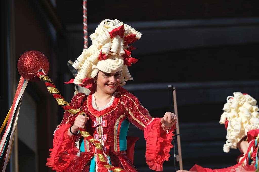 The city's streets were filled with colour for the carnival parade.