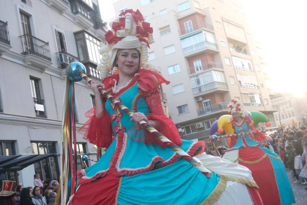 The city's streets were filled with colour for the carnival parade.