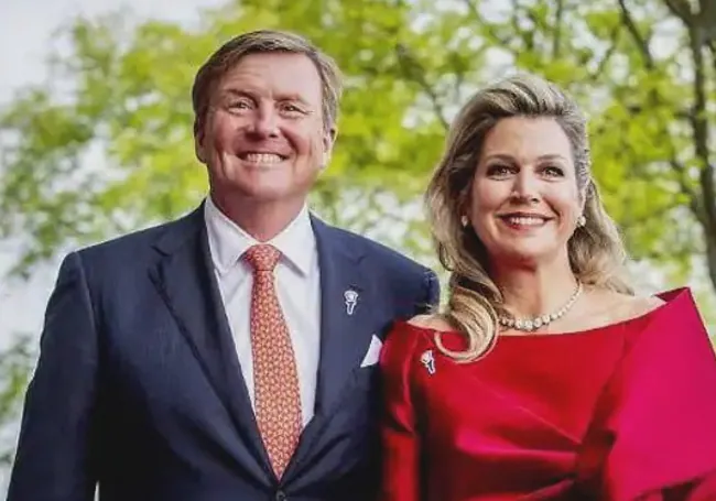 King Willem-Alexander and his wife.