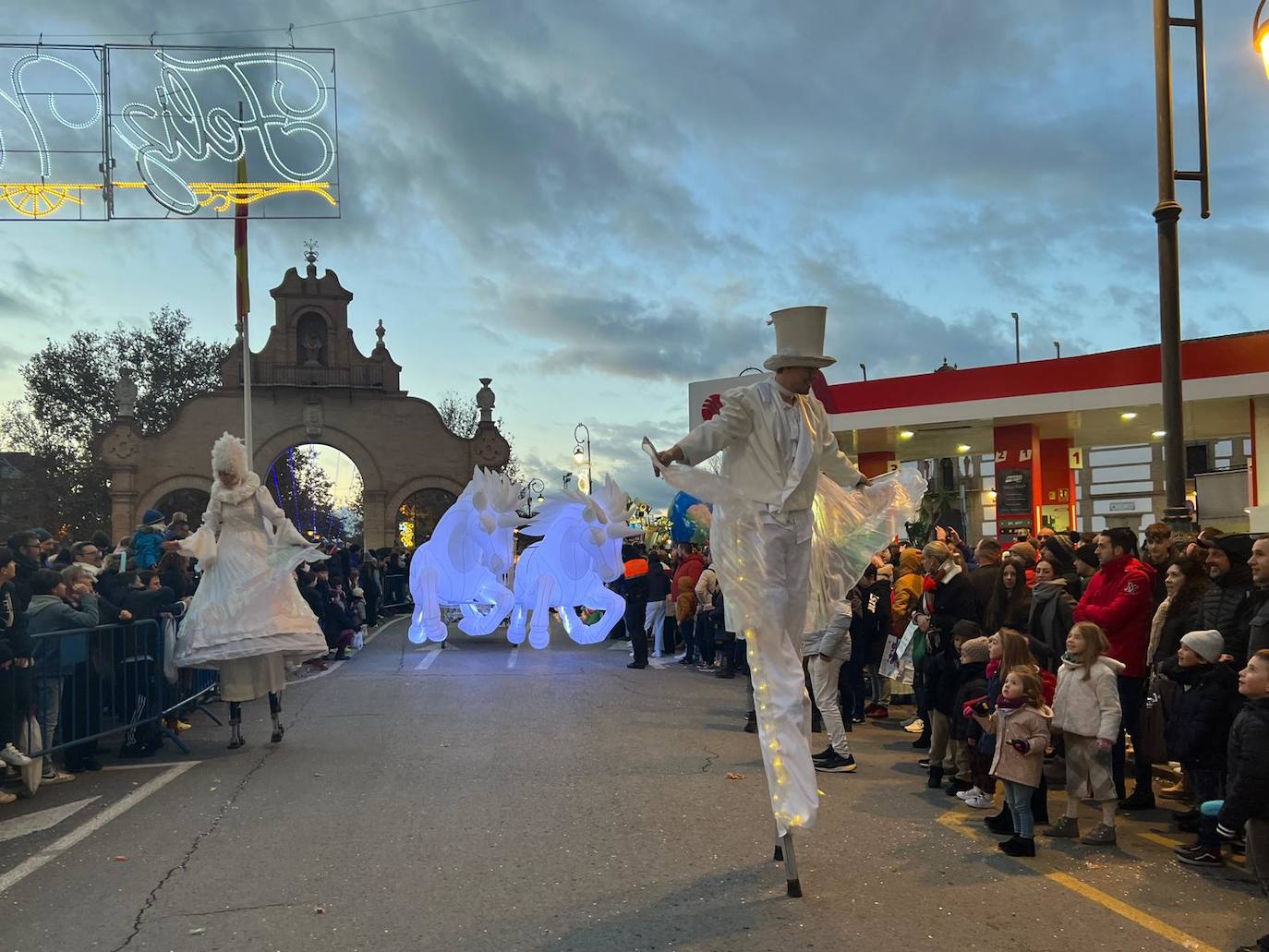 The Kings parade in Antequera.