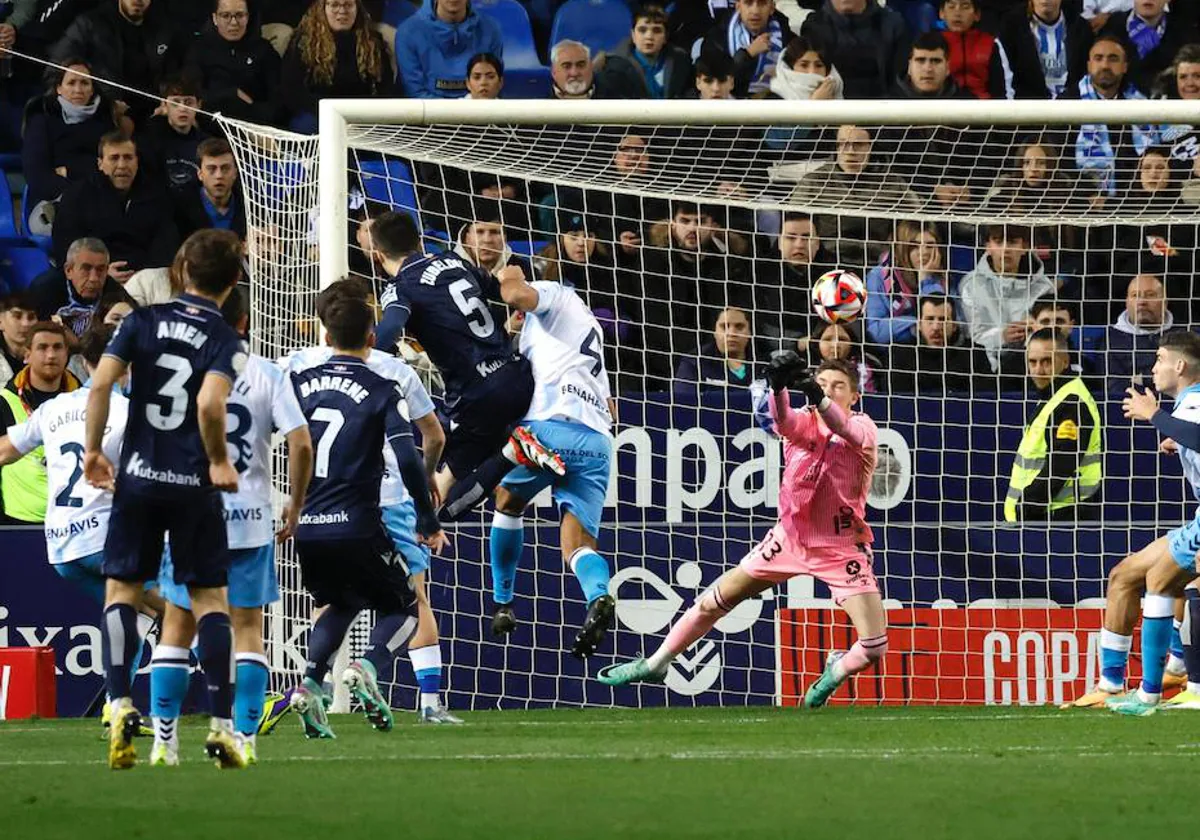 The moment Zubeldia beat the keeper to the ball to score the winner.