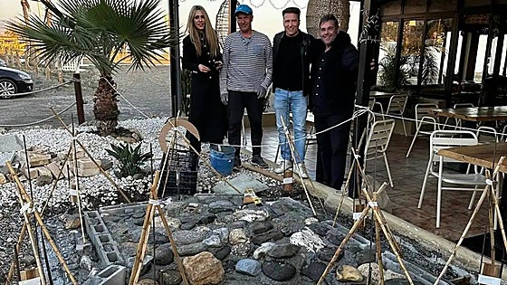 Danish artist starts work on his third little castle on the Costa del Sol