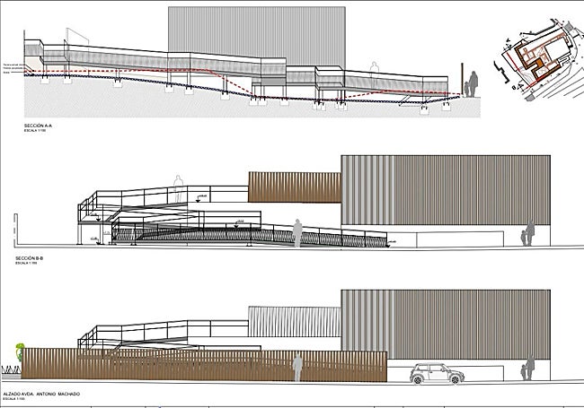 Plan of the project for the Los Molinillos site.