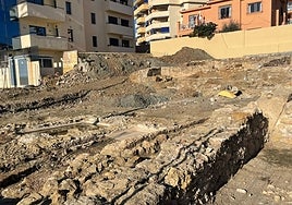 Los Molinillos Roman ruins in Benalmádena.