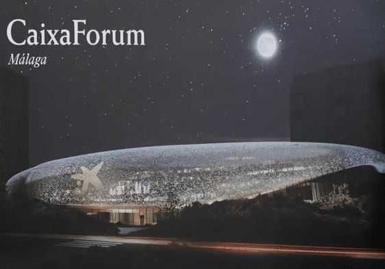 An extended water drop: This is what the new 30-million-euro CaixaForum culture, art, education and science complex in Malaga will look like