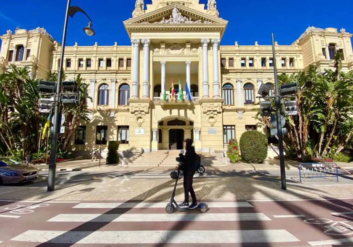 Malaga mayor is hit by electric scooter on pedestrian crossing outside city hall