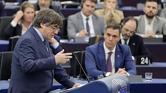 Catalan amnesty law terrorism amendment negotiated