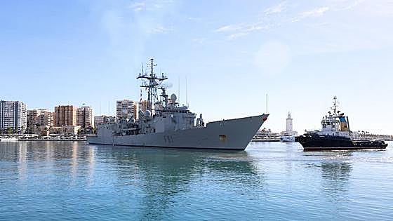 The Spanish Navy sails into Malaga: what these floating giants are really like