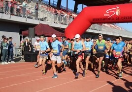 Runners set off during last year's race.