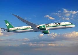 File image of an aircraft in the Saudia fleet.