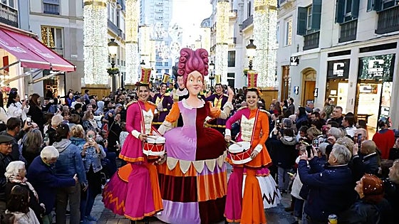 Malaga city kicks off its colourful carnival with fun and festivities
