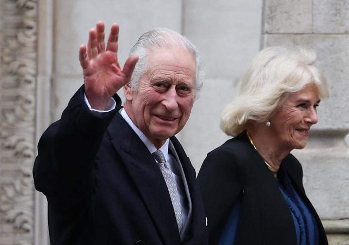King Charles III and Queen Camilla in a recent photo.