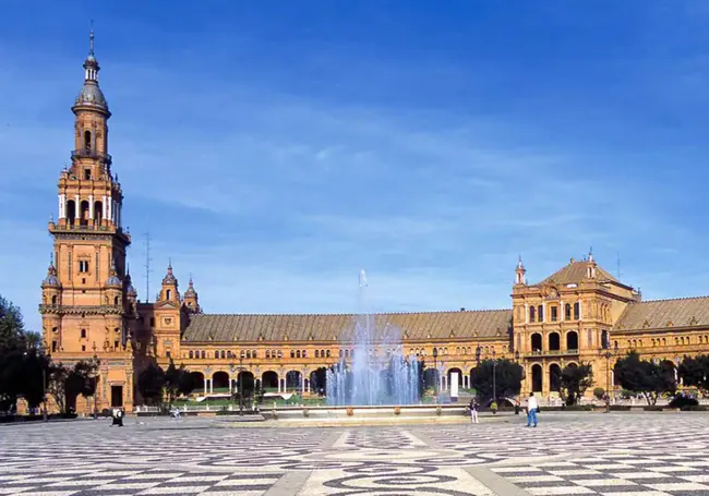 Plaza de España in Seville.