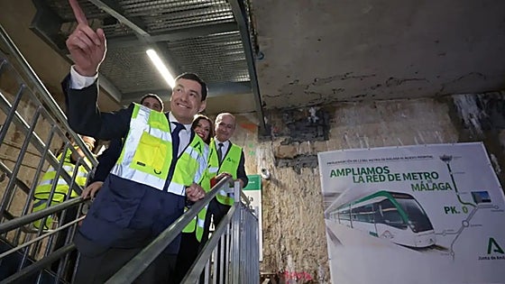 Junta de Andalucía signals the start of works on new underground section of Malaga metro