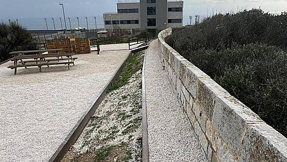 A new rest and picnic area created on Gibraltar's Upper Rock