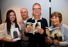 The three panelists with CPC president Neil Hesketh.