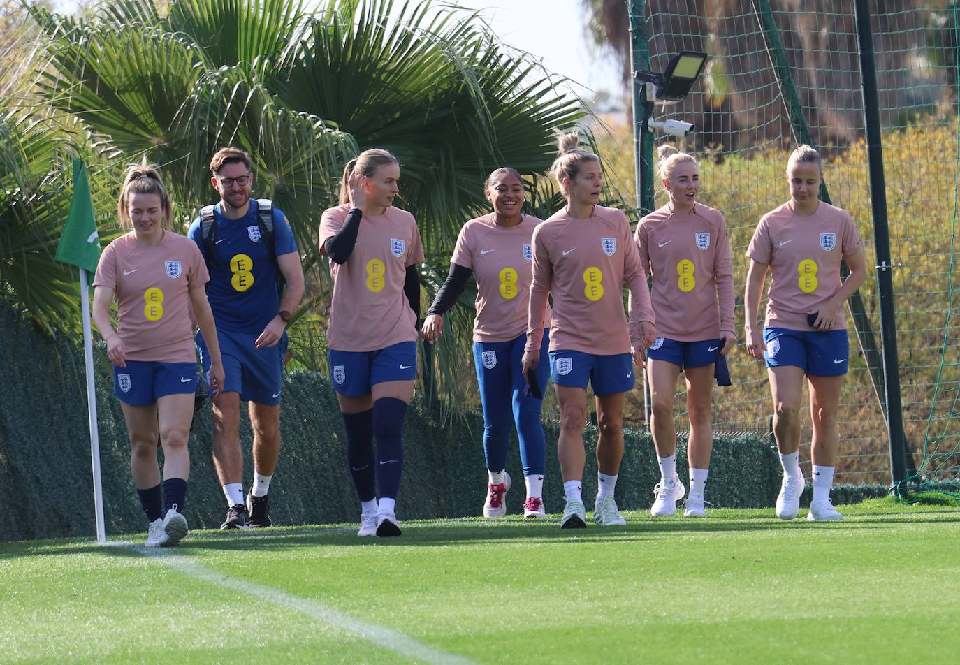 Lionesses train in Marbella - in pictures