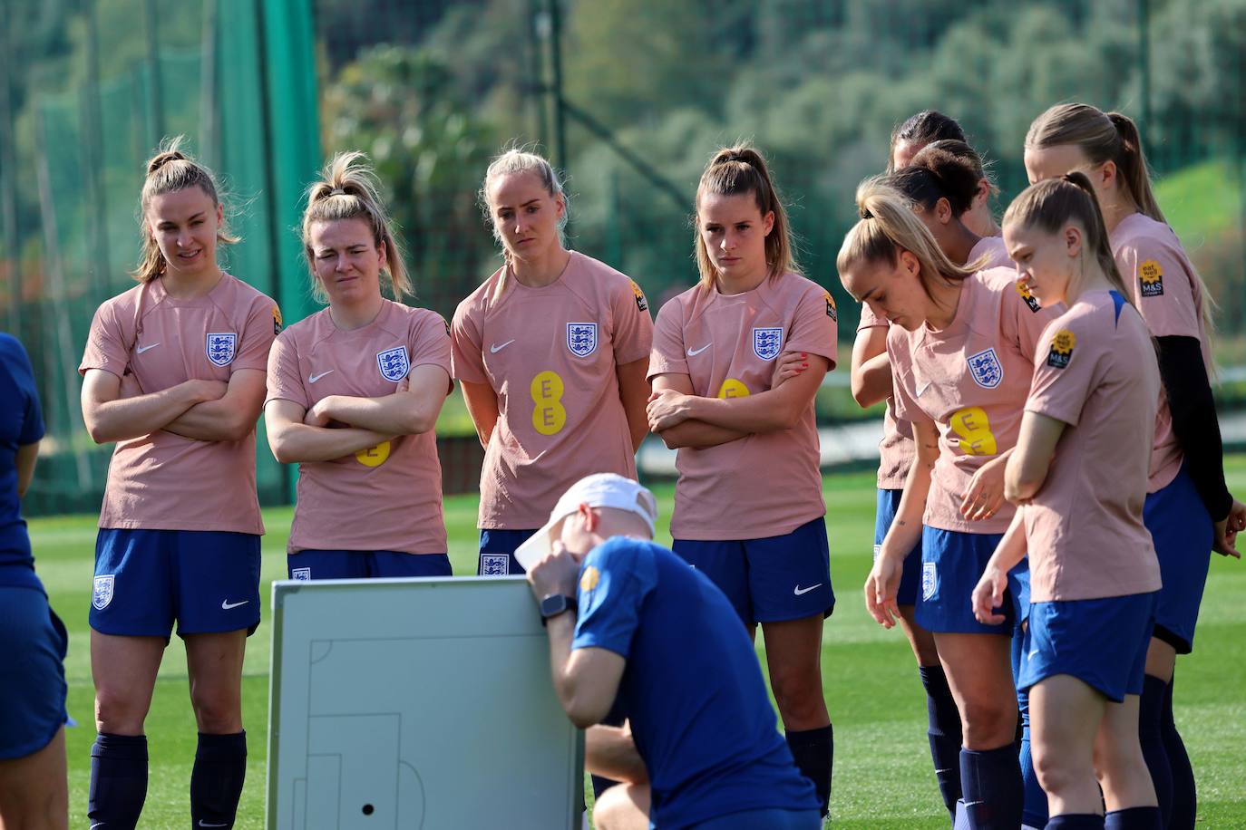 Lionesses train in Marbella - in pictures