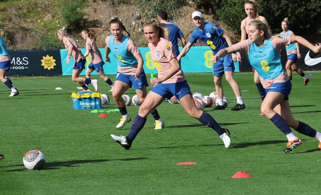 Lionesses train in Marbella - in pictures