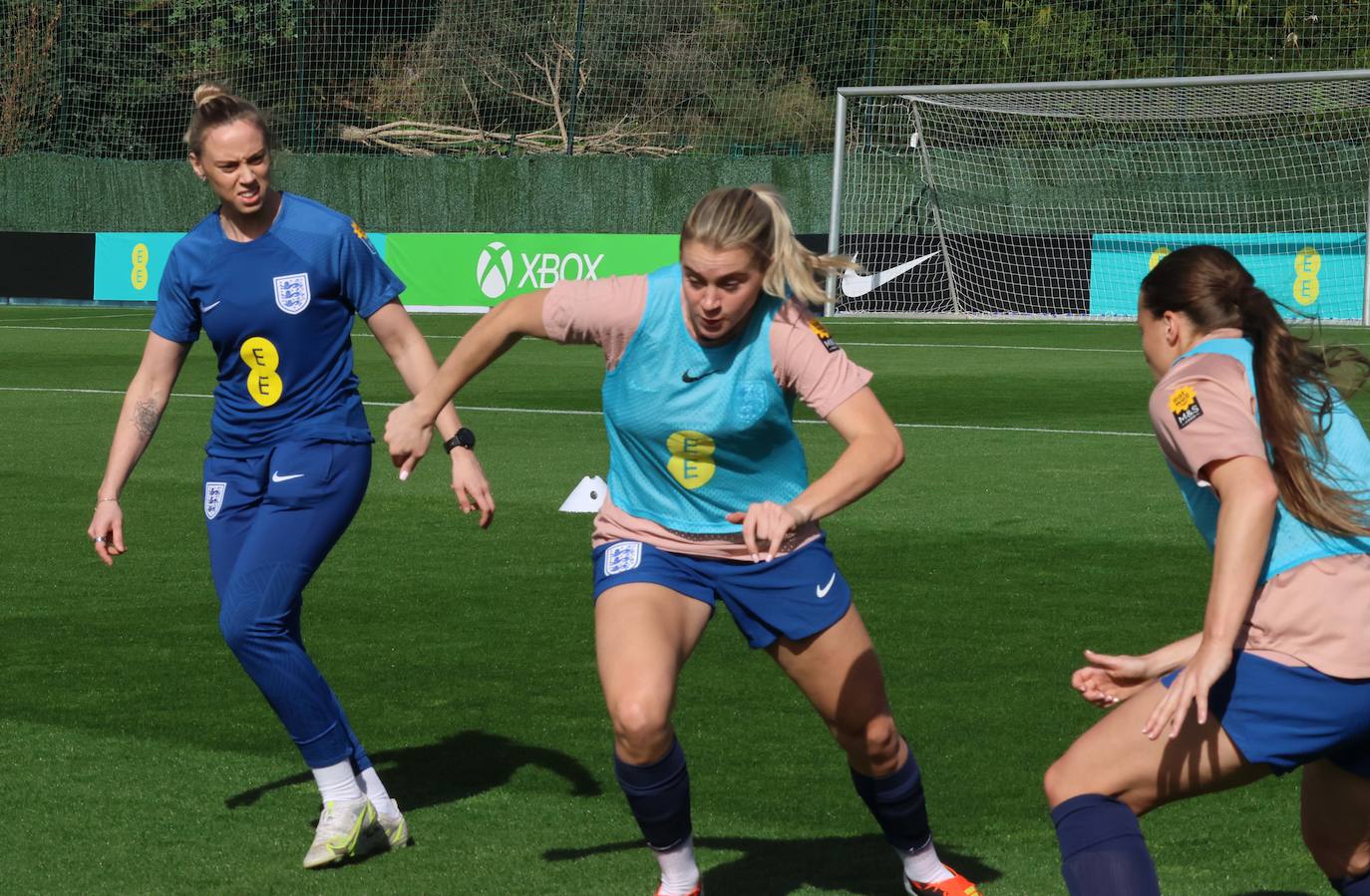 Lionesses train in Marbella - in pictures