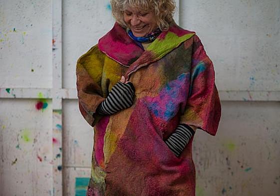 Artist and colourist Basma Ashworth and her husband now live in Nerja.