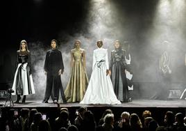 Urquizar's designs at Mercedes-Benz Fashion Week in Madrid.