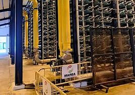 The desalination plant in Marbella.