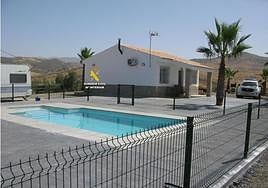 One of the properties inspected during the Guardia Civil operation.