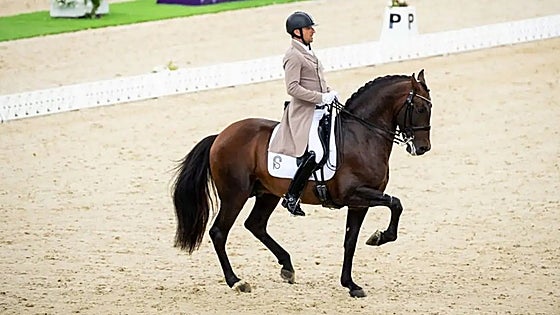 Mijas rider comes second in international dressage competition