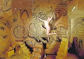 One of the works at the Museo del Grabado Español, C/ Hospital Bazan, Marbella.