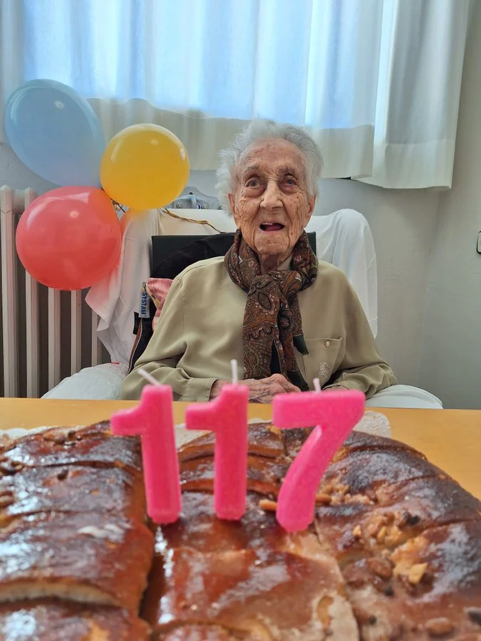 María Branyas, the oldest living person in the world, celebrates her ...